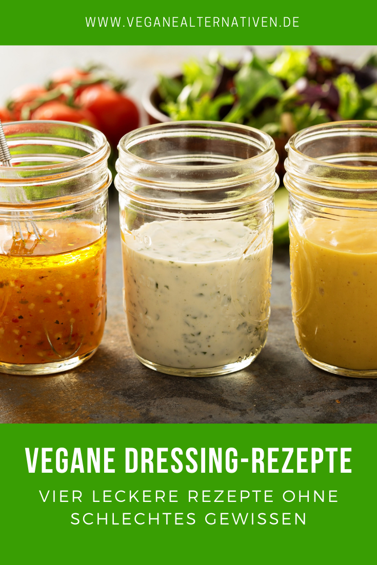 Vegane Salatdressings – 4 leckere Rezepte - Vegane Alternativen